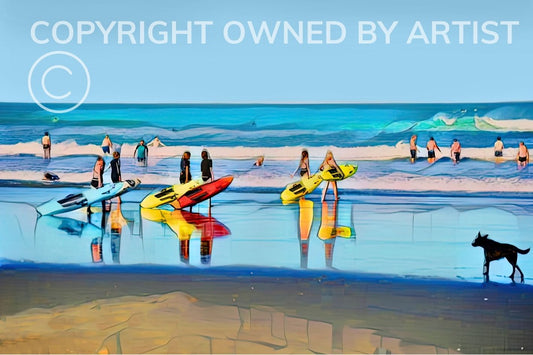 Beach Day - Frame 'n' Copy