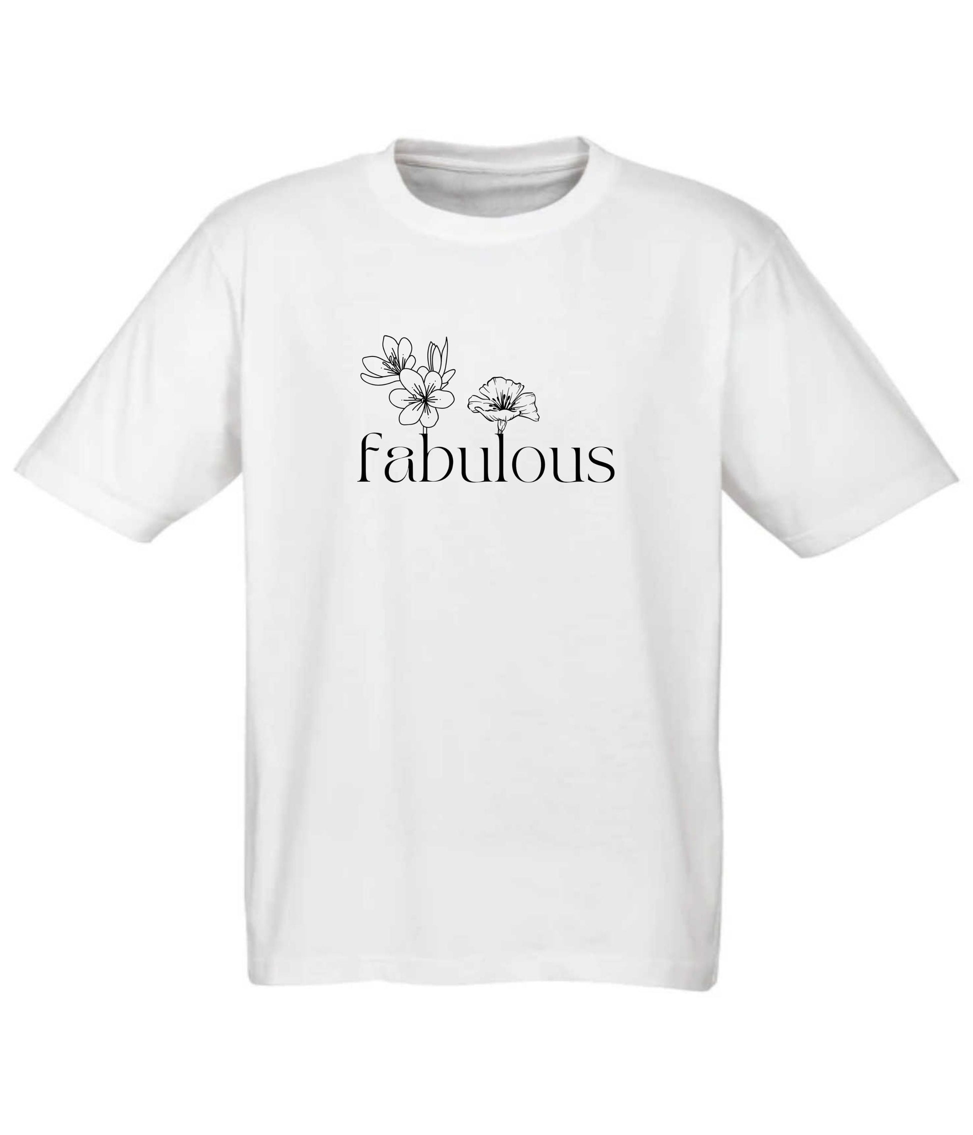 Tee - Fabulous (White) - Frame 'n' Copy