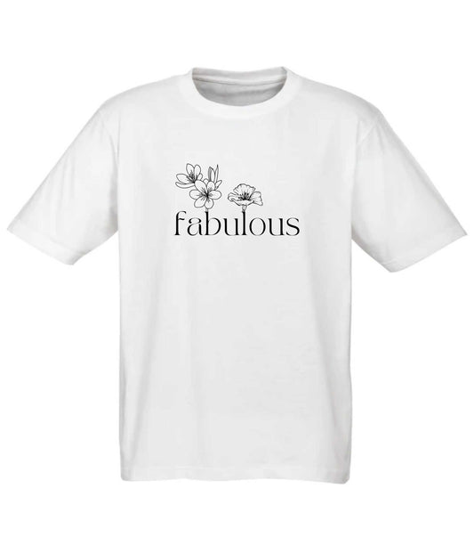 Tee - Fabulous (White) - Frame 'n' Copy