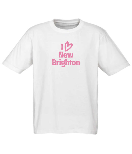 Tee - I Heart New Brighton (White) - Frame 'n' Copy