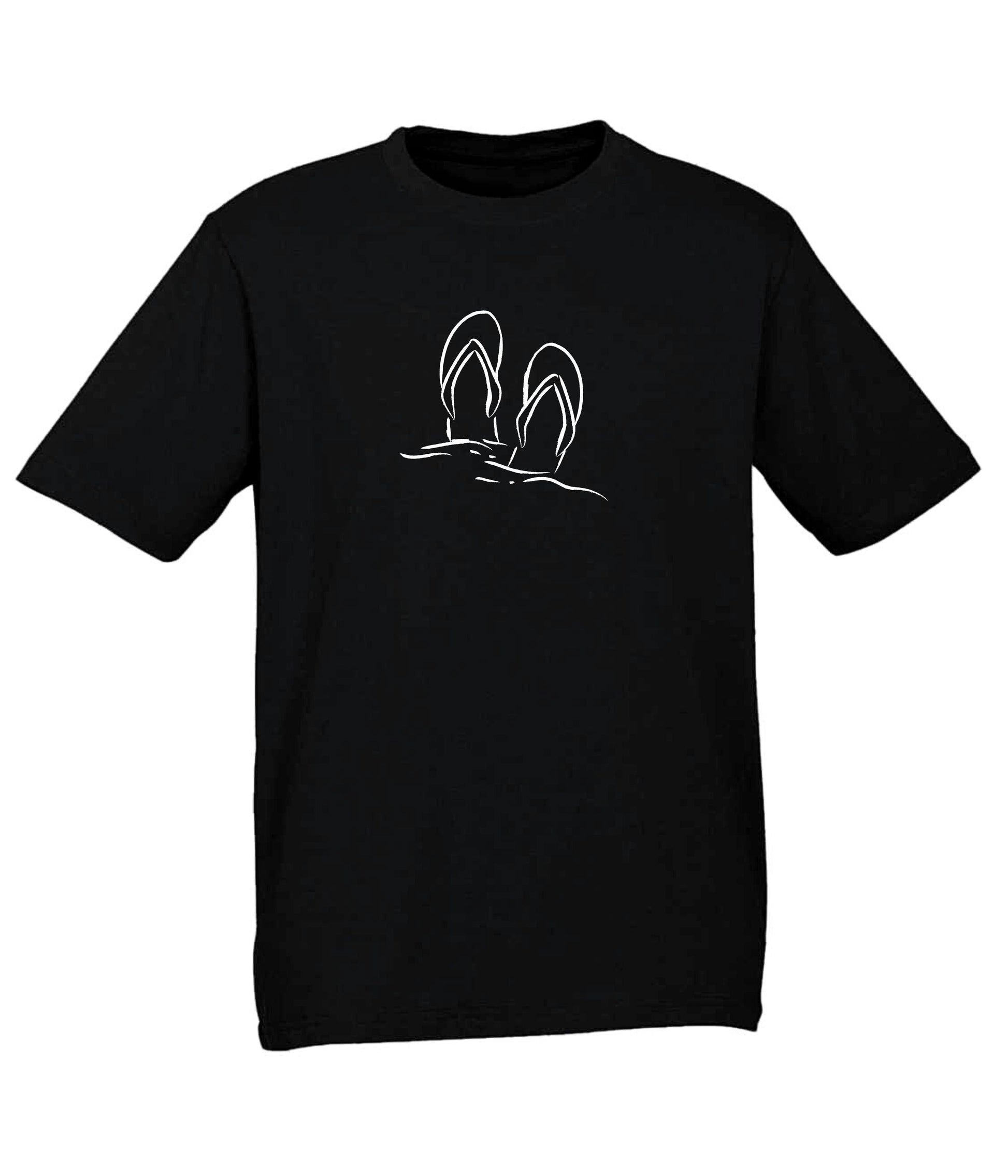 Tee - Jandal Life (Black) - Frame 'n' Copy