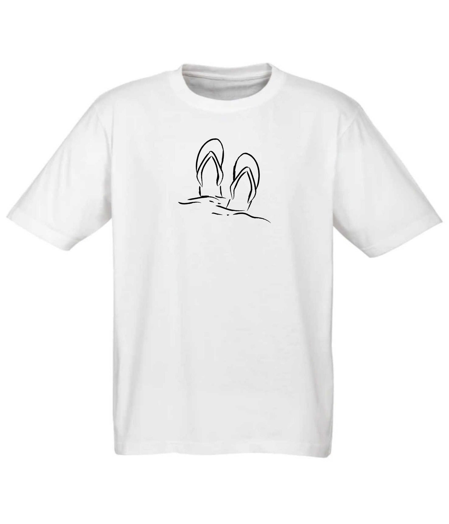 Tee - Jandal Life (White) - Frame 'n' Copy