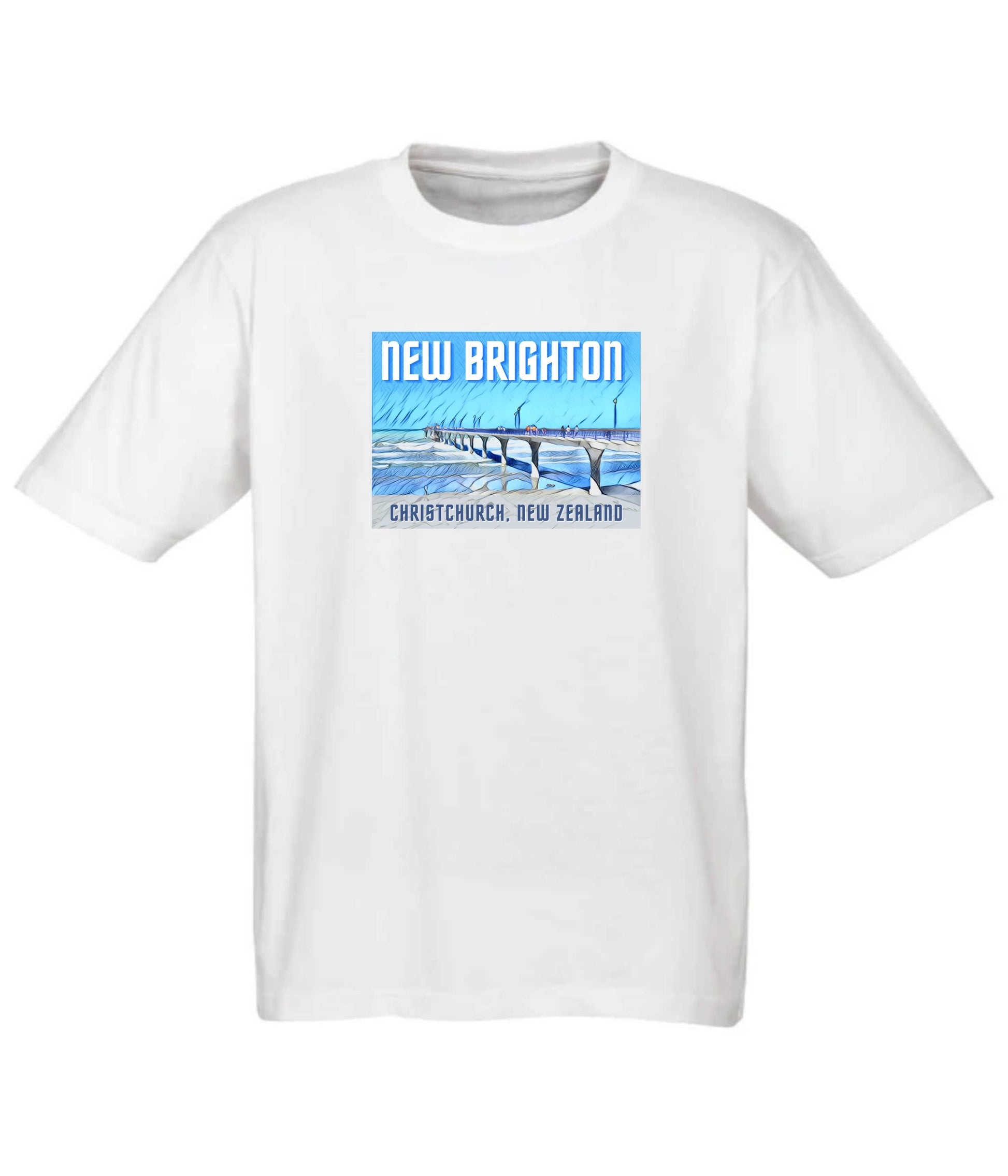 Tee - New Brighton, Christchurch 1 - Frame 'n' Copy