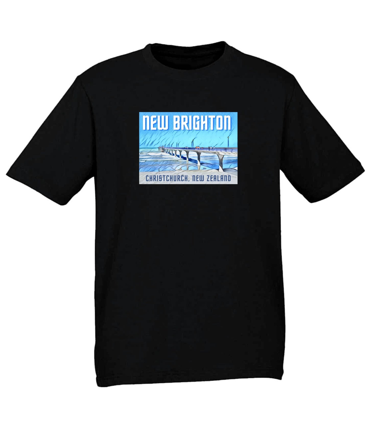 Tee - New Brighton, Christchurch 1 - Frame 'n' Copy