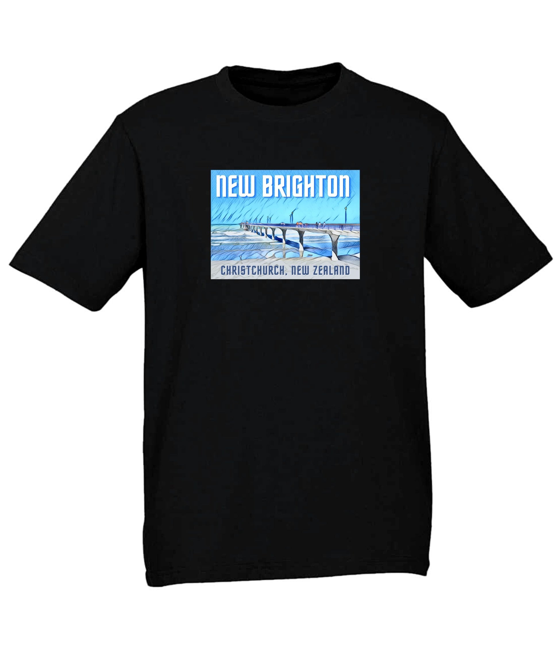 Tee - New Brighton, Christchurch 1 - Frame 'n' Copy