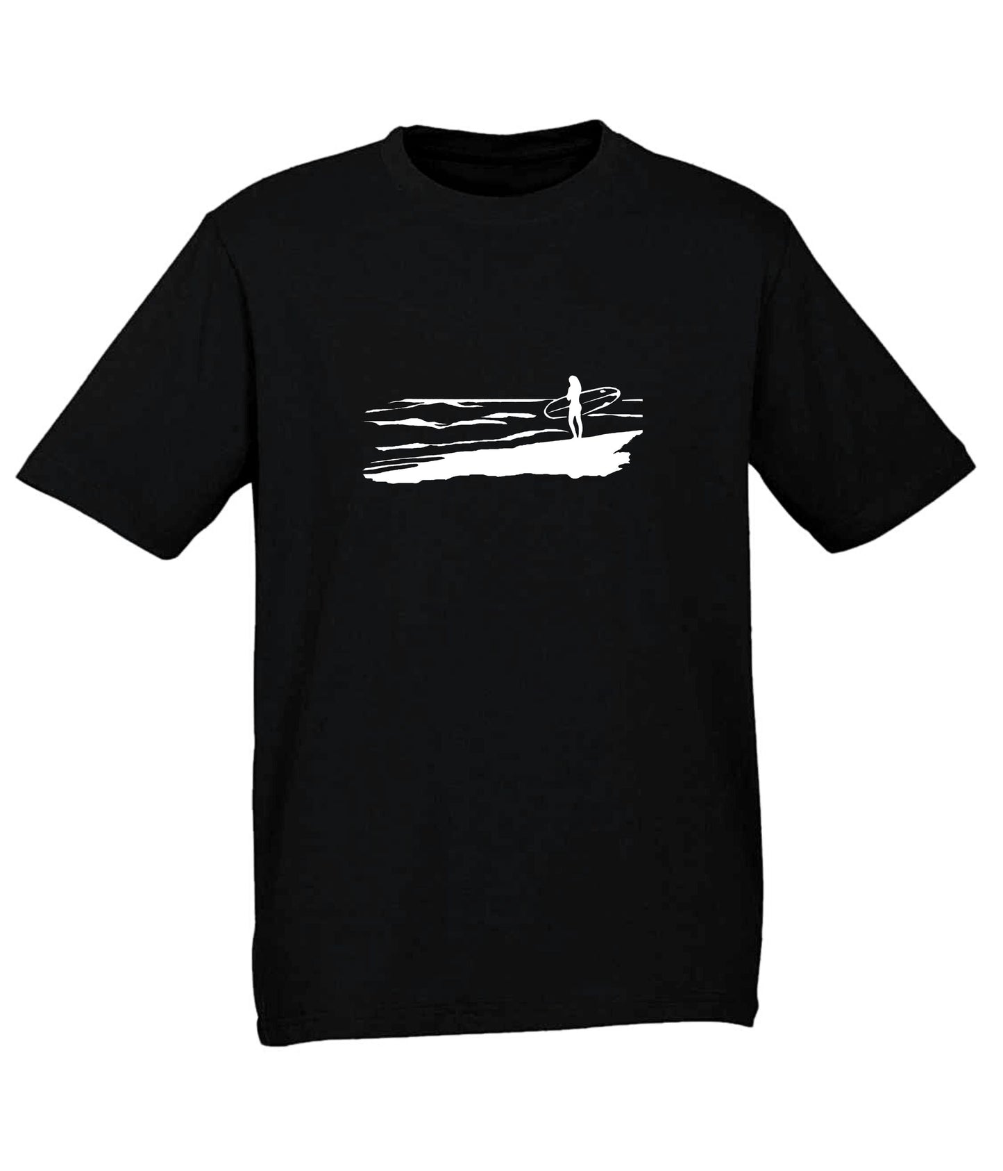 Tee - Surf Dreamer Female (Black) - Frame 'n' Copy