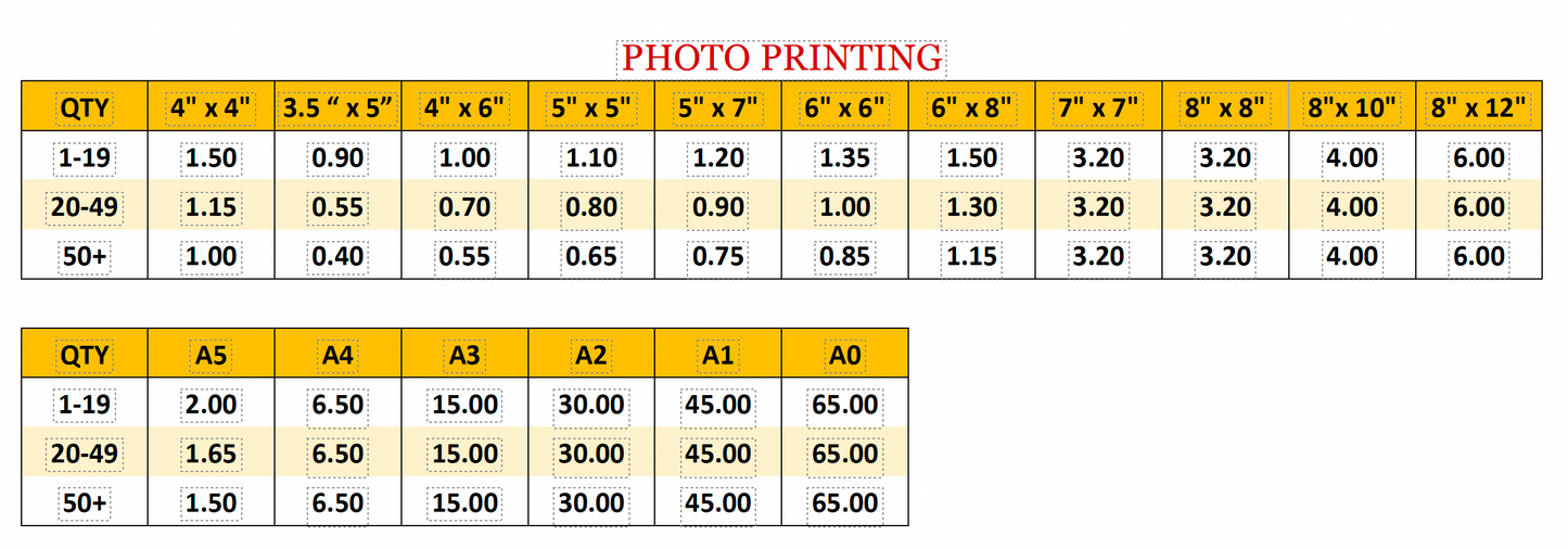 Photo Printing