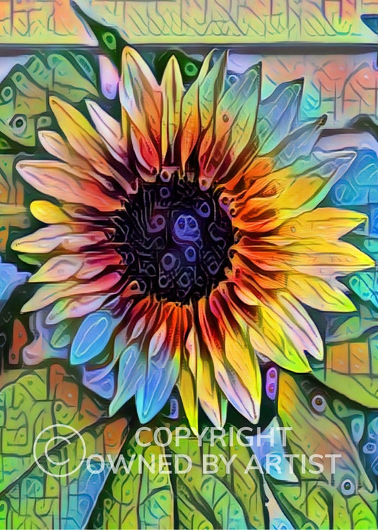 Sunflower - Frame 'n' Copy