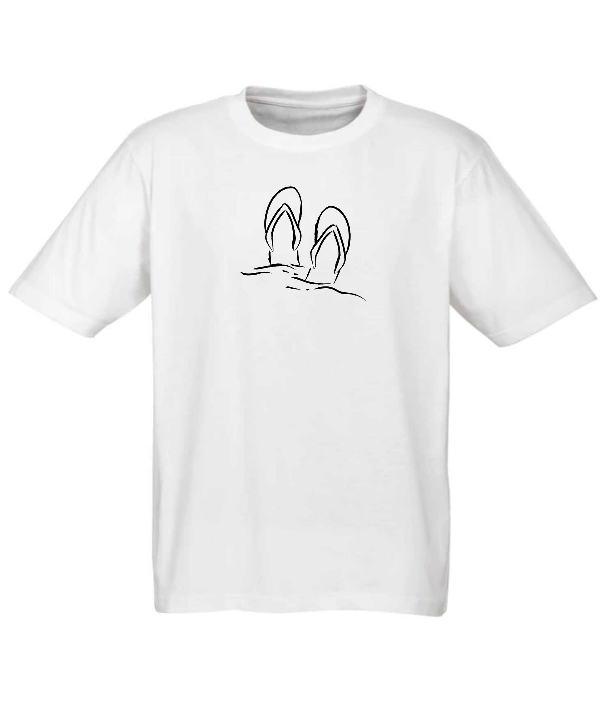 Tee - Jandal Life (White) - Frame 'n' Copy