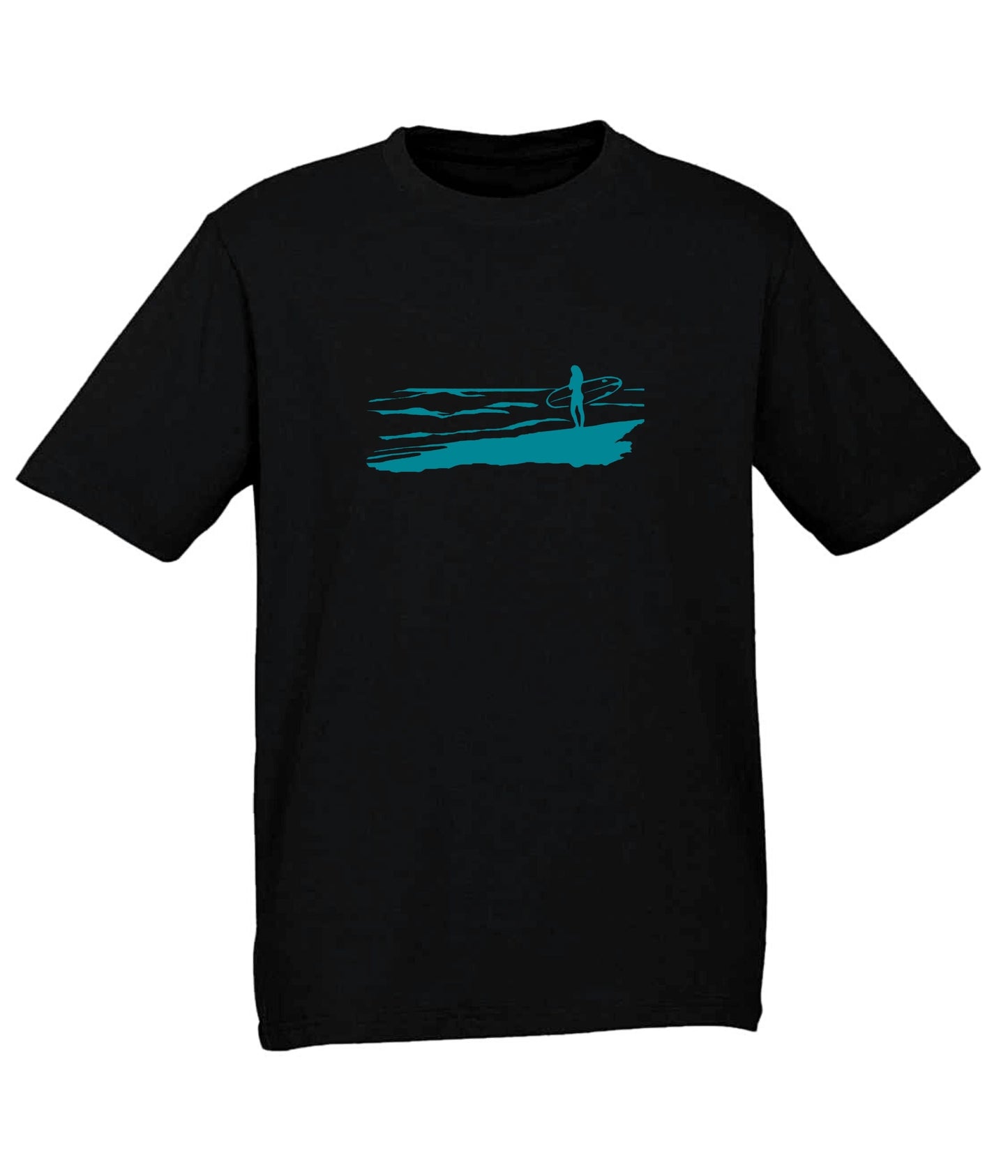 Tee - Surf Dreamer Female (Black) - Frame 'n' Copy